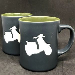 ☕️ 2011 Starbucks Vespa Scooter Coffee Mugs